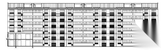 湖宾苑某六层住宅楼建筑施工图cad施工图下载【ID:149850125】