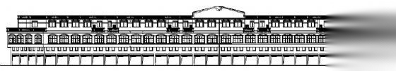 欧式三层办公楼建筑方案cad施工图下载【ID:151436124】