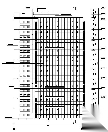 南京某十层1-5办公楼建筑方案图cad施工图下载【ID:151640117】