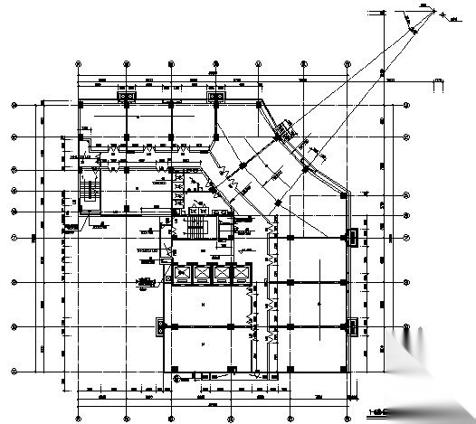 南京某十层1-5办公楼建筑方案图cad施工图下载【ID:151640117】