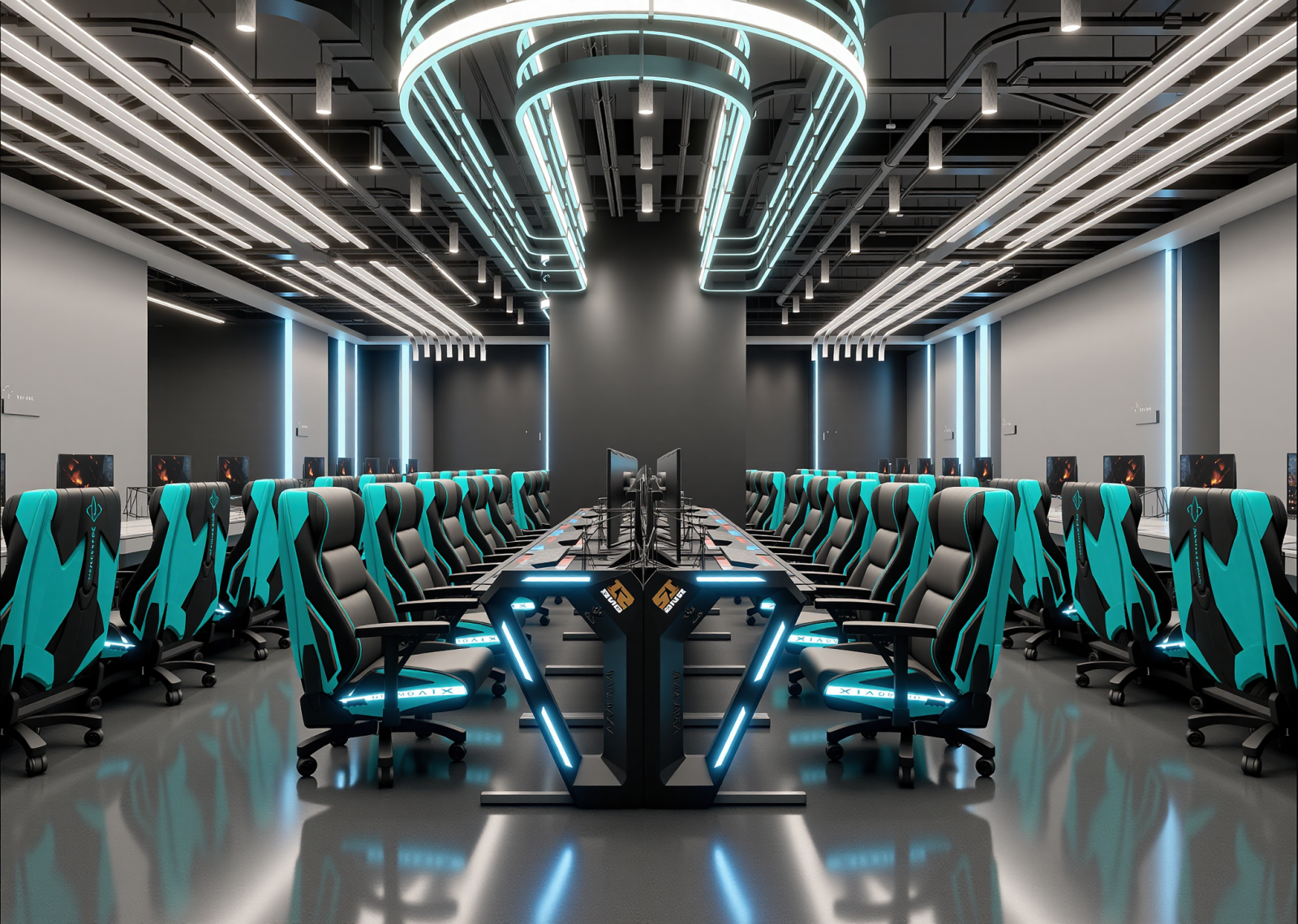 简约网吧网咖3D模型下载【ID:1215045851】