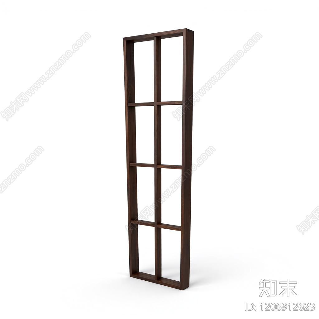 黑色格栅隔断3D模型下载【ID:1206912623】