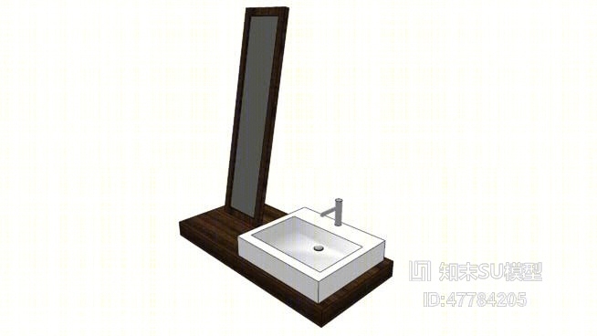 洗手台SU模型下载【ID:47784205】
