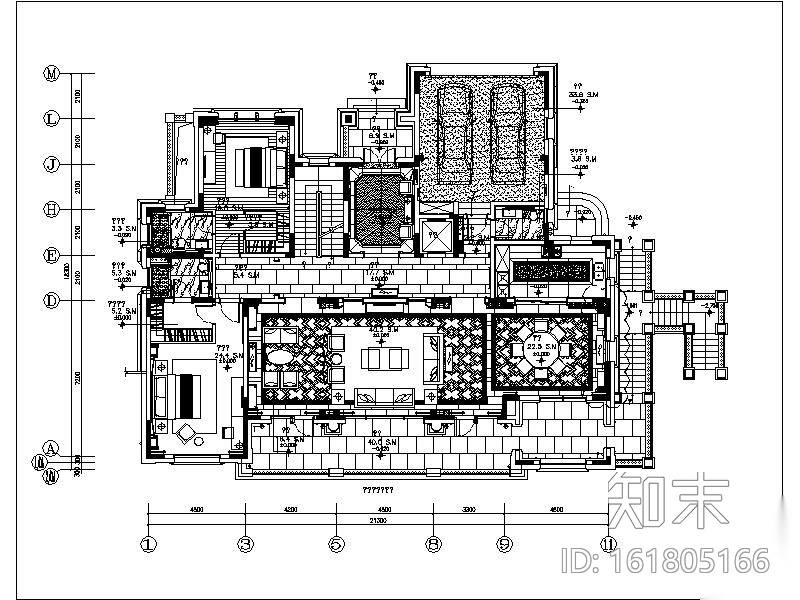 [昆明]新中式别墅装修方案设计施工图（含实景图）cad施工图下载【ID:161805166】