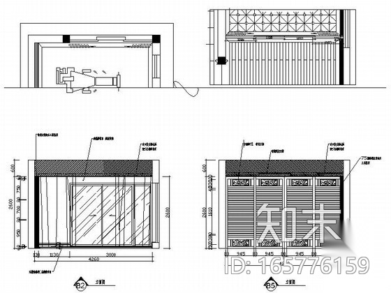 住宅地下健身房立面图cad施工图下载【ID:165776159】