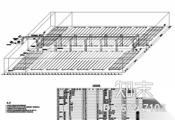 某化纤有限公司21000m3/d废水处理工程CASS池工艺图（全...cad施工图下载【ID:167267102】