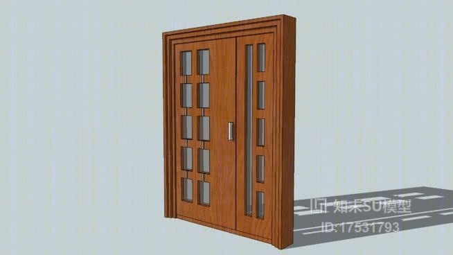 双开门SU模型下载【ID:119218939】