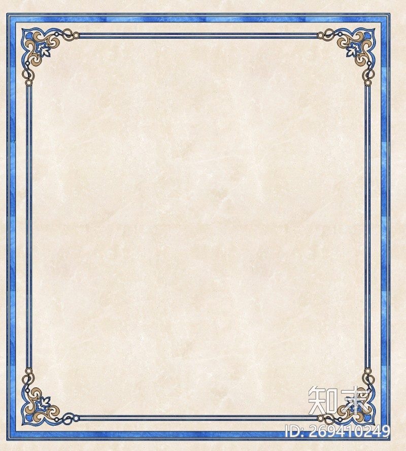 地面水刀角花贴图下载【ID:269410249】