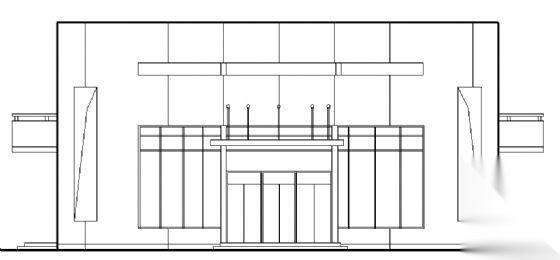 二层食堂建筑施工图cad施工图下载【ID:151667148】