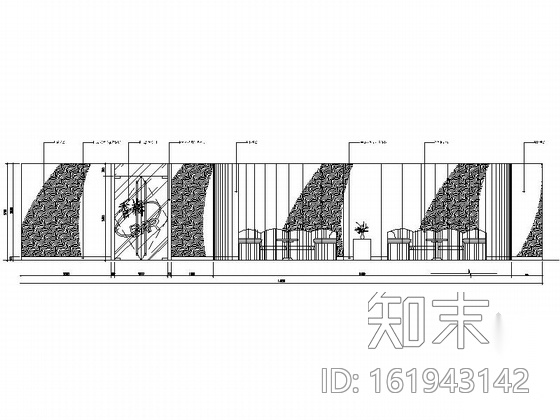 [无锡]四星级旅游涉外酒店KTV装修图cad施工图下载【ID:161943142】