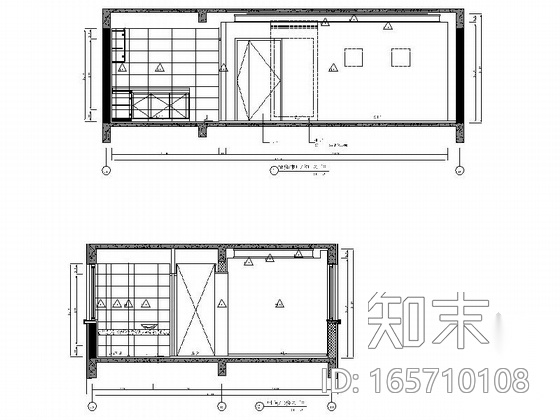 [郑州]温馨现代风格三居室样板房装修图（含效果）cad施工图下载【ID:165710108】