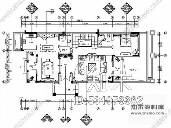 施工图天津低调田园质朴三层别墅装修施工图含效果图施工图下载【ID:531973382】