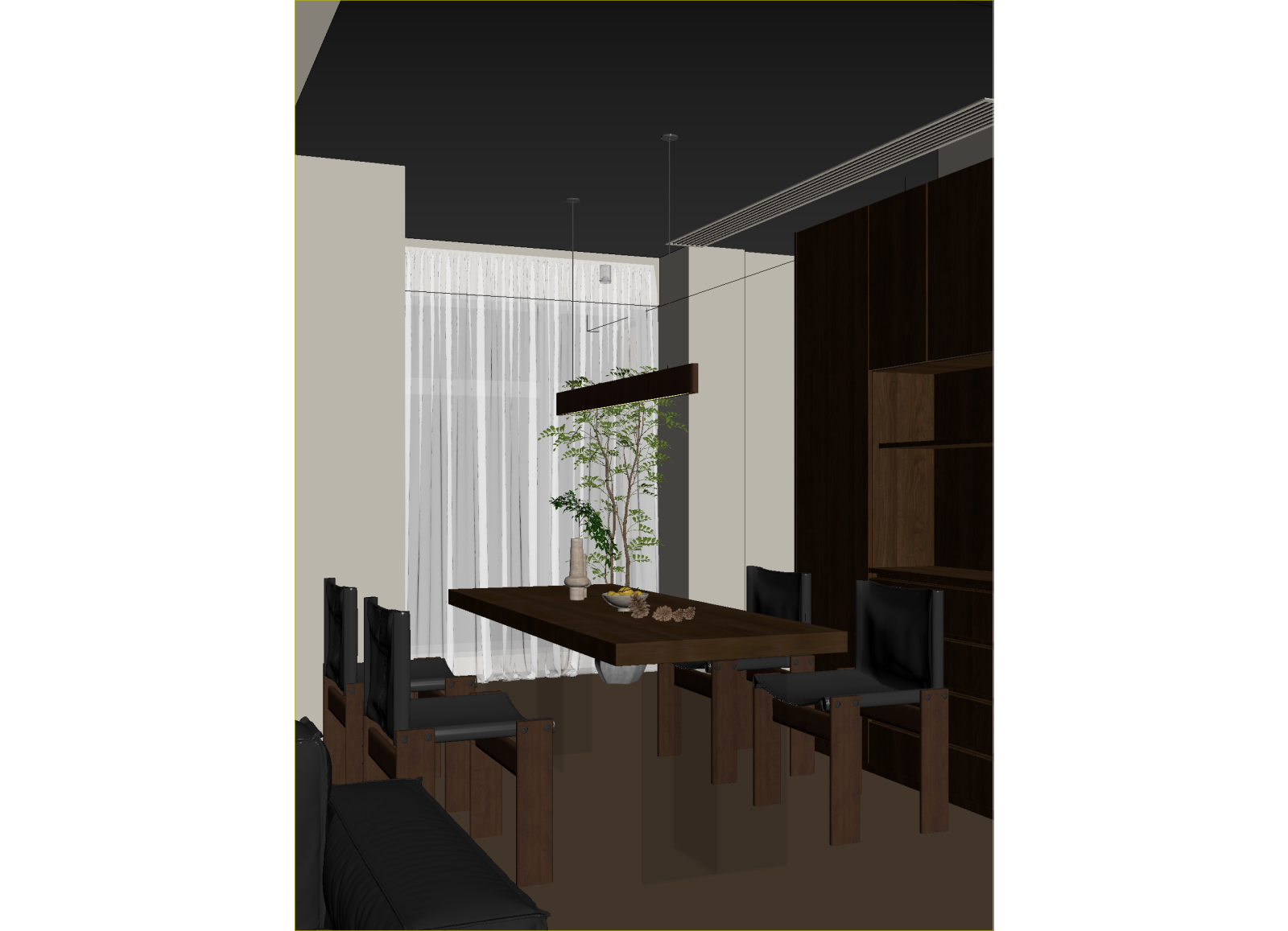 法式家居餐厅3D模型下载【ID:1214600486】