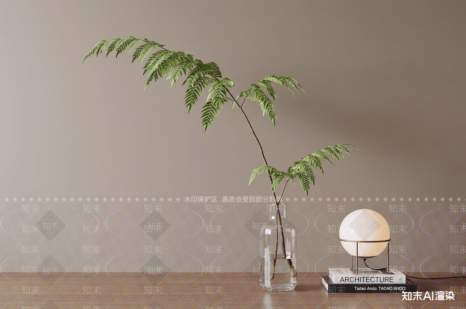艺术绿植草本植物3D模型下载【ID:1227494146】