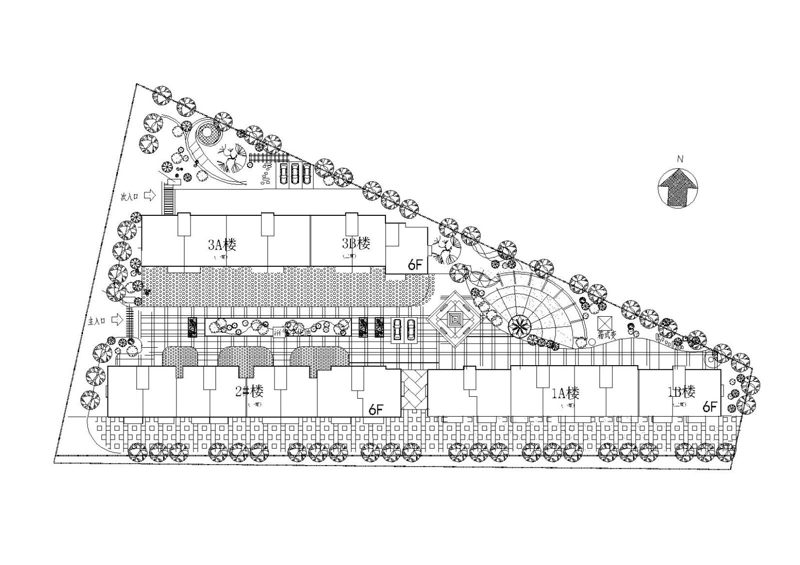 [山西]清华苑居民楼建筑施工图施工图下载【ID:149543136】