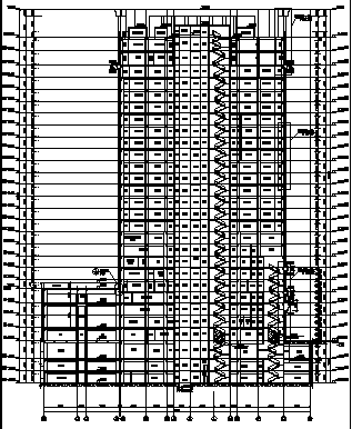 高层教学科研楼建筑施工图（含水暖电全专业图纸）施工图下载【ID:149935193】