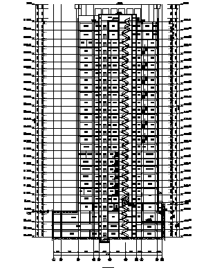 高层教学科研楼建筑施工图（含水暖电全专业图纸）施工图下载【ID:149935193】