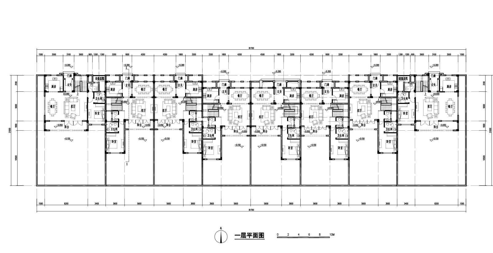 [江西]欧陆风格居住区建筑施工图设计（CAD）cad施工图下载【ID:165157127】