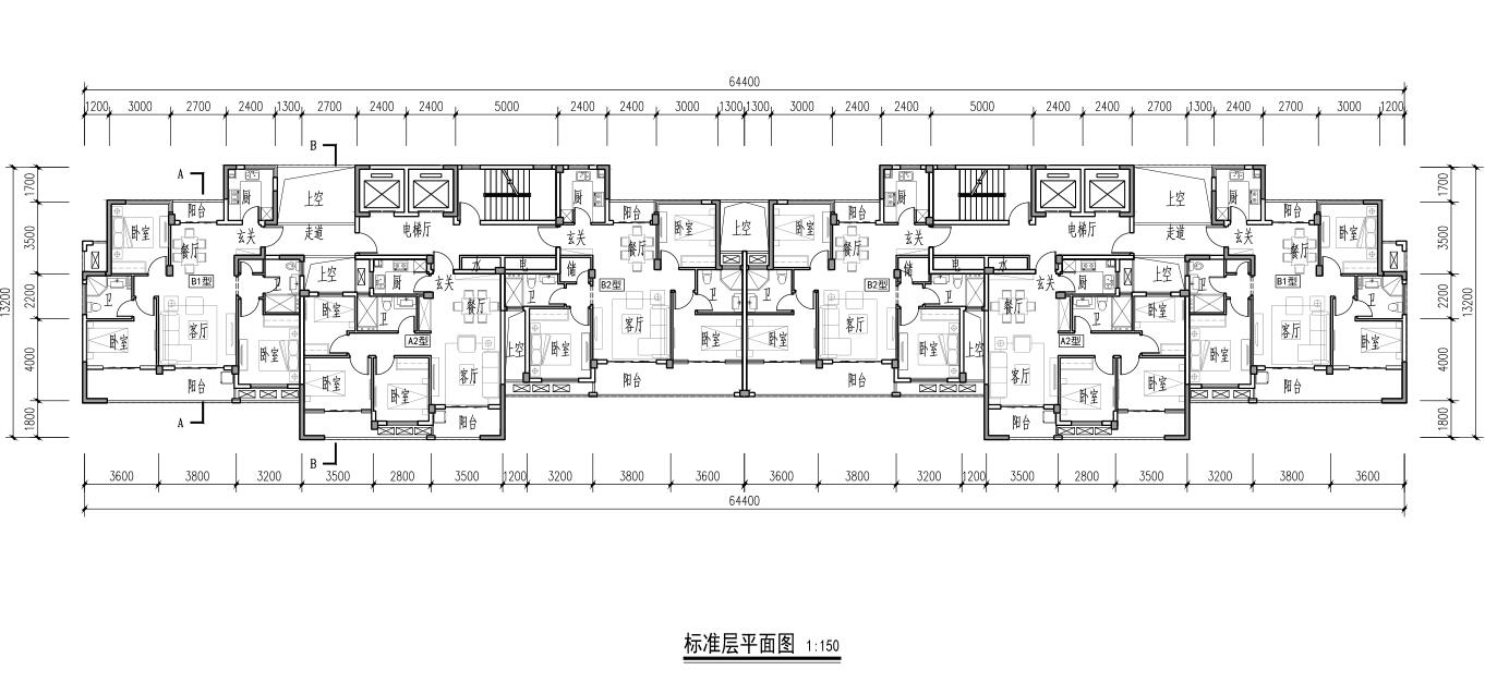 [江西]欧陆风格居住区建筑施工图设计（CAD）cad施工图下载【ID:165157127】