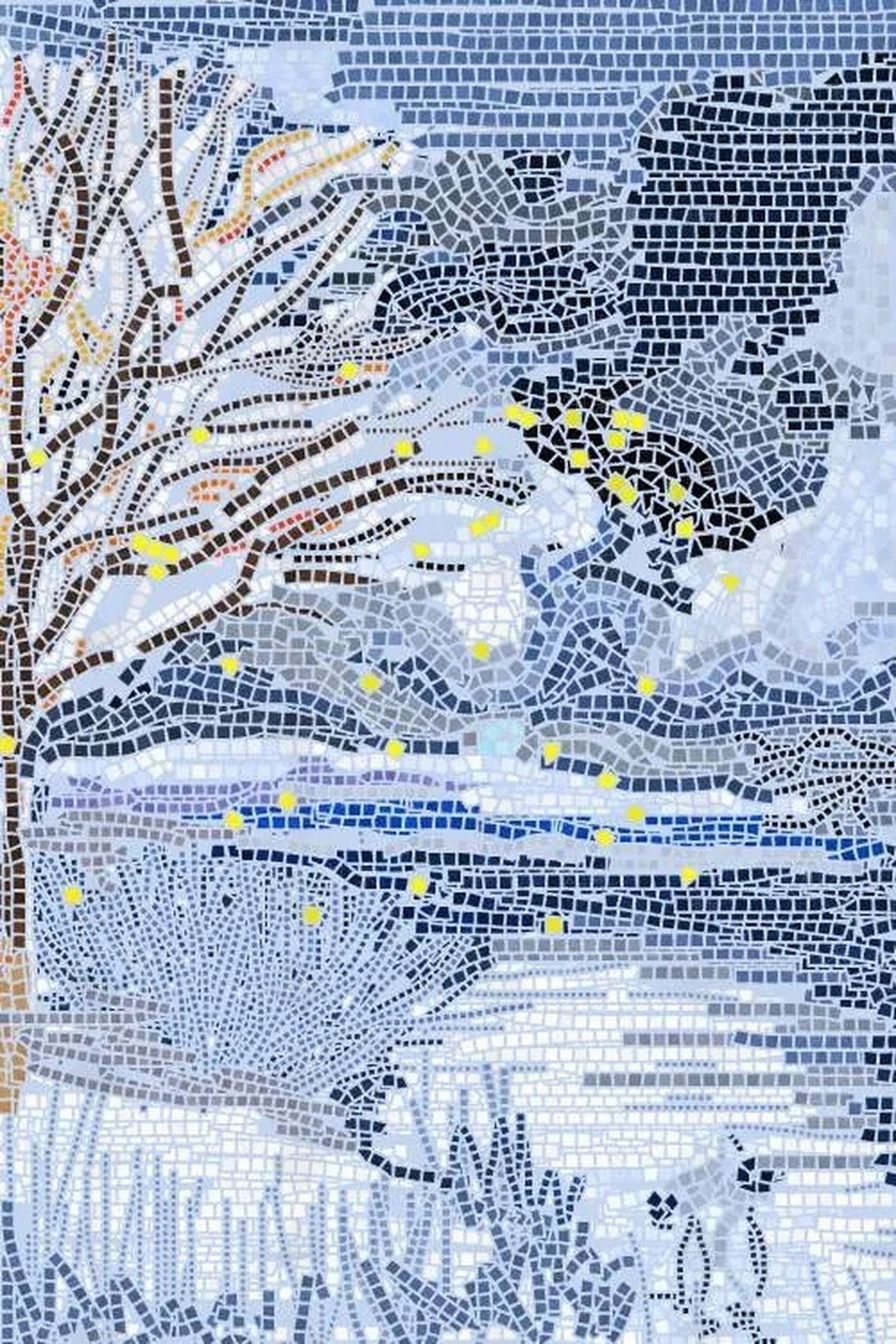 马赛克瓷砖画高清贴图贴图下载【ID:1103268950】