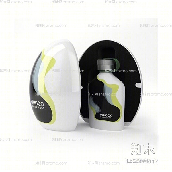 白色洗浴用品3D模型下载【ID:20808117】