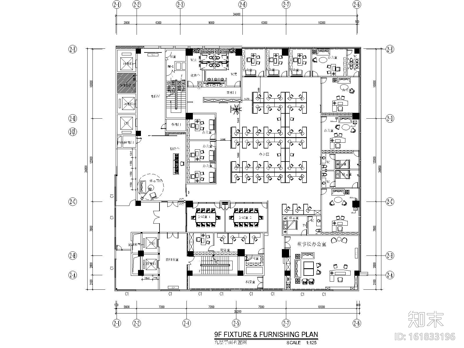 [福建]石狮市绿岛国际酒店改扩建工程精装修竣工图(附...施工图下载【ID:161833196】