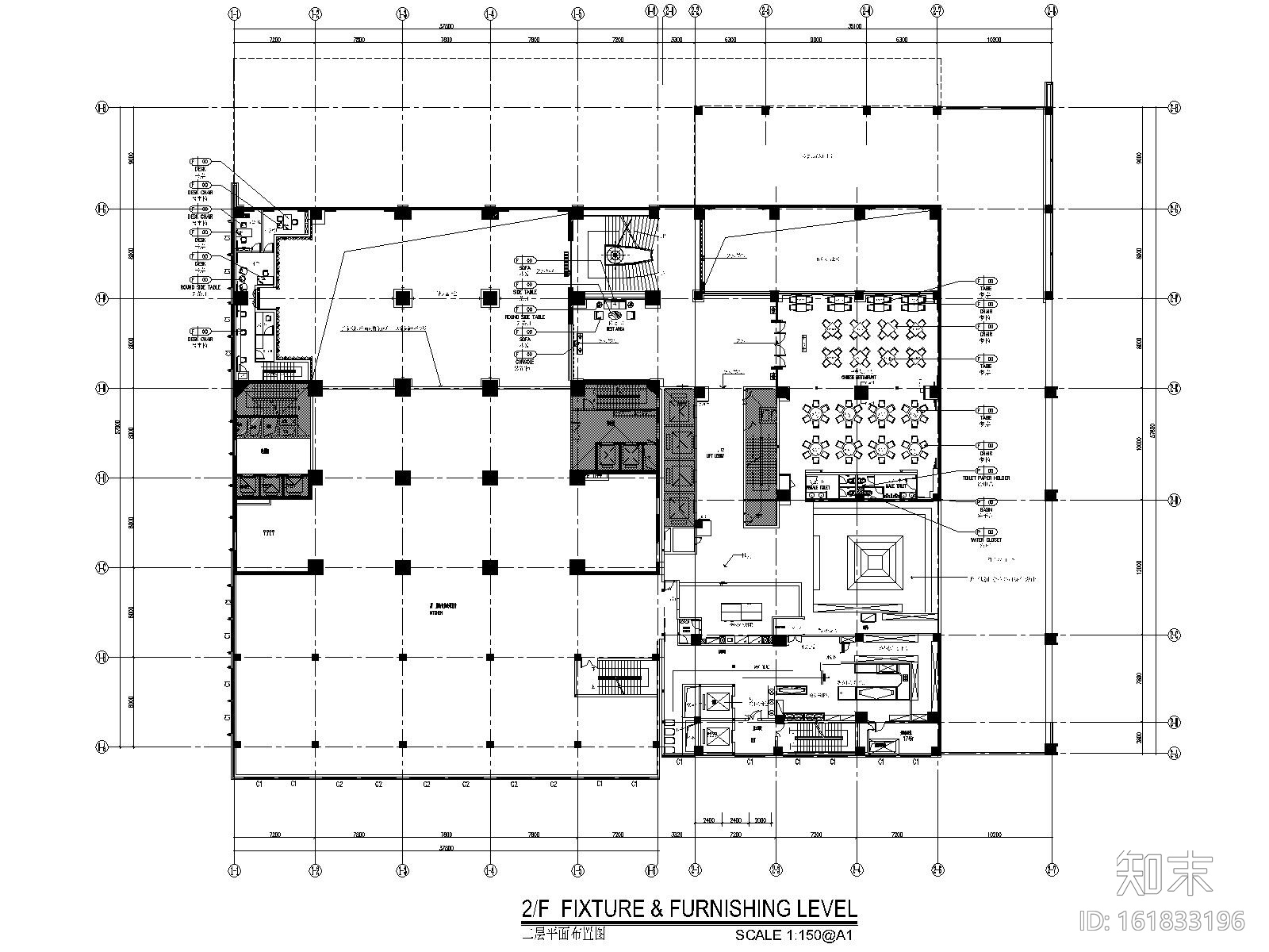 [福建]石狮市绿岛国际酒店改扩建工程精装修竣工图(附...cad施工图下载【ID:161833196】