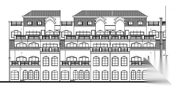 某五层住宅楼建筑结构施工图cad施工图下载【ID:149832153】