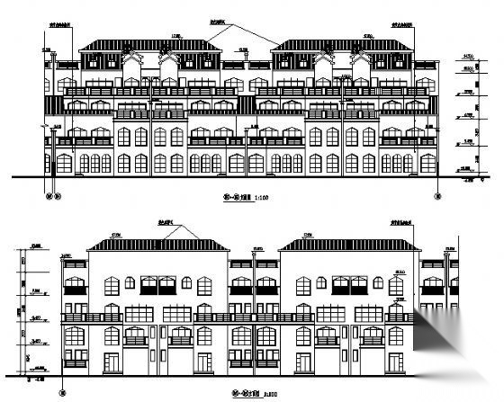 某五层住宅楼建筑结构施工图cad施工图下载【ID:149832153】