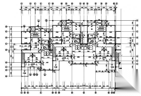 某五层住宅楼建筑结构施工图cad施工图下载【ID:149832153】