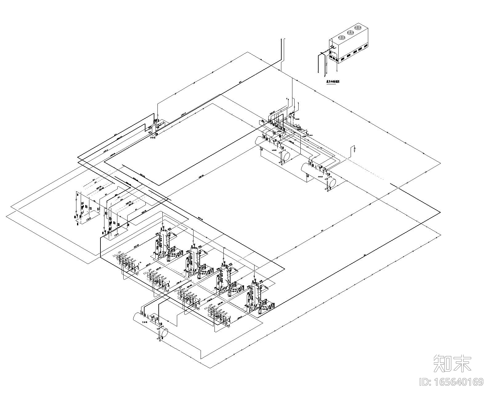 冷库建设项目设计施工图cad施工图下载【ID:165640169】