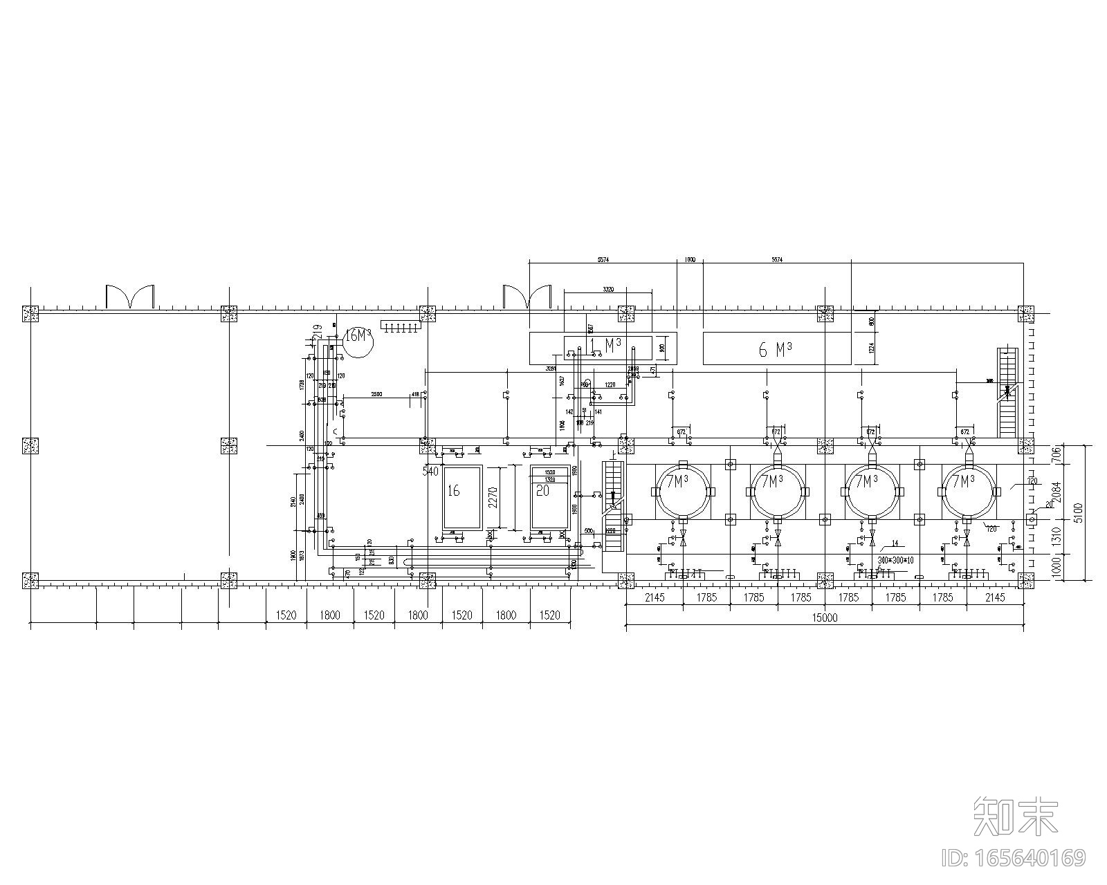 冷库建设项目设计施工图cad施工图下载【ID:165640169】