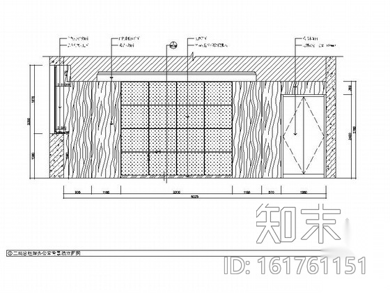 [山东]高端产业聚集区现代办公室室内装修施工图cad施工图下载【ID:161761151】