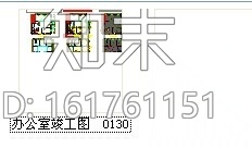 [山东]高端产业聚集区现代办公室室内装修施工图cad施工图下载【ID:161761151】