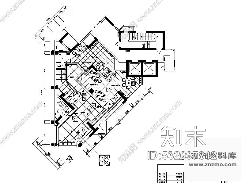 施工图广西某房地产公司办公空间装修图施工图下载【ID:532097812】
