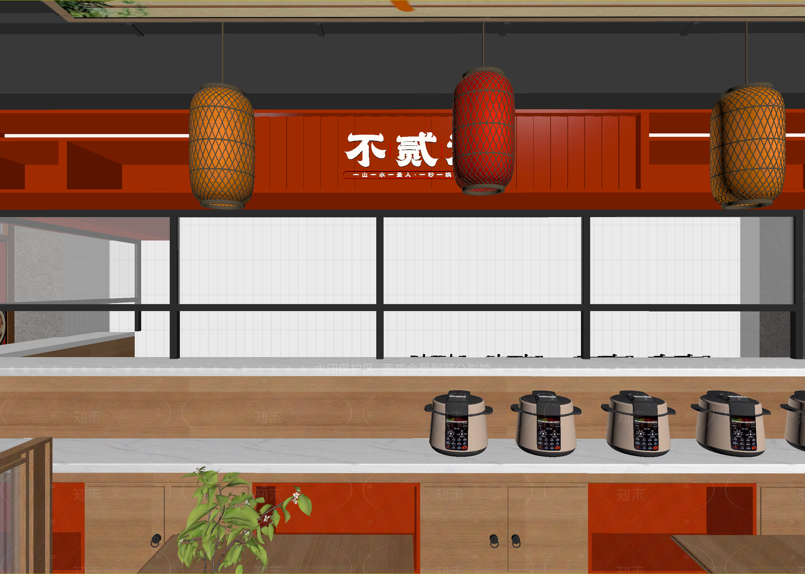新中式明档3D模型下载【ID:1214964029】
