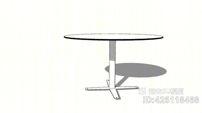 产品激光2会议桌1200～1200毫米SU模型下载【ID:425118468】