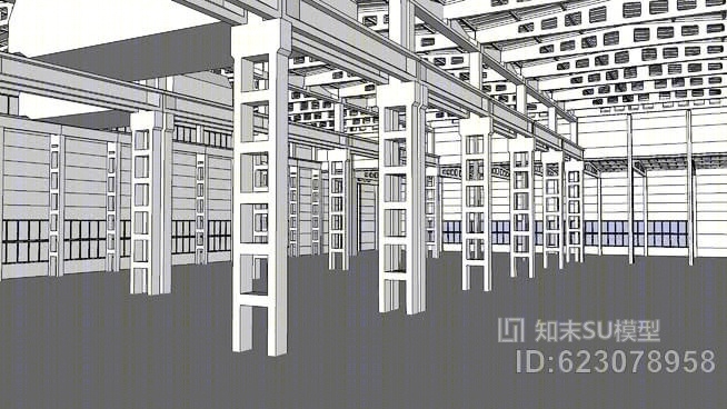 工厂SU模型下载【ID:623078958】