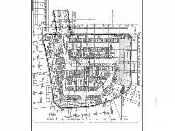 [上海]135米玻璃幕墙办公建筑设计施工图（含详细节点图...施工图下载【ID:165747147】