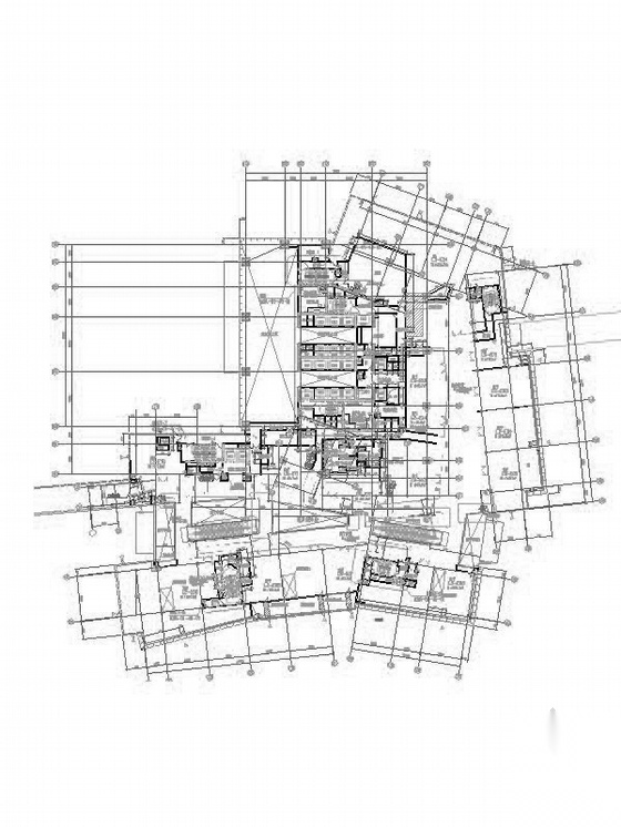 [上海]135米玻璃幕墙办公建筑设计施工图（含详细节点图...施工图下载【ID:165747147】