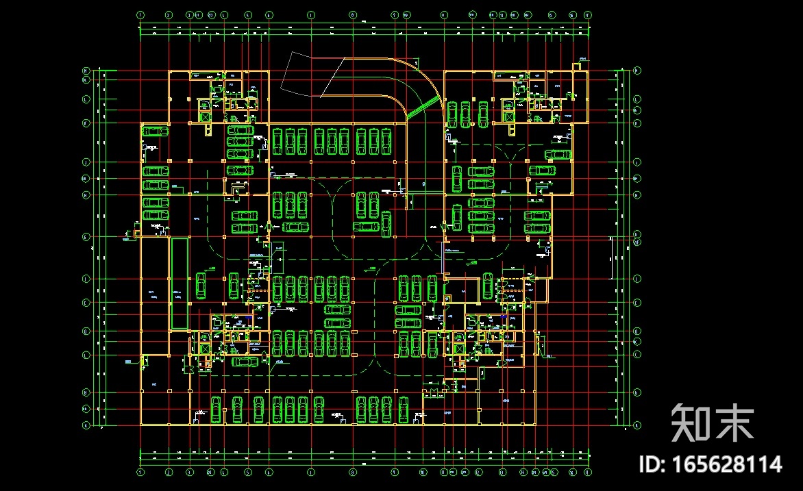 人防建筑设计方案施工图（CAD）cad施工图下载【ID:165628114】