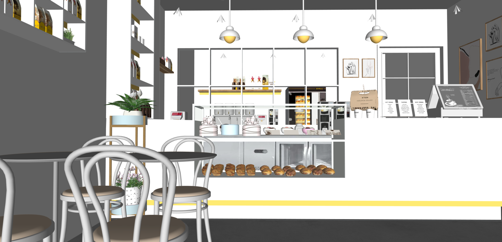 现代其他店铺SU模型下载【ID:1215977243】