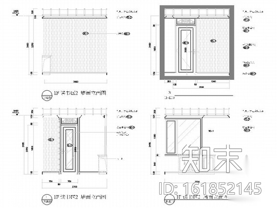 [河北]经典奢华欧式风格三层别墅室内设计装修施工图（图...cad施工图下载【ID:161852145】