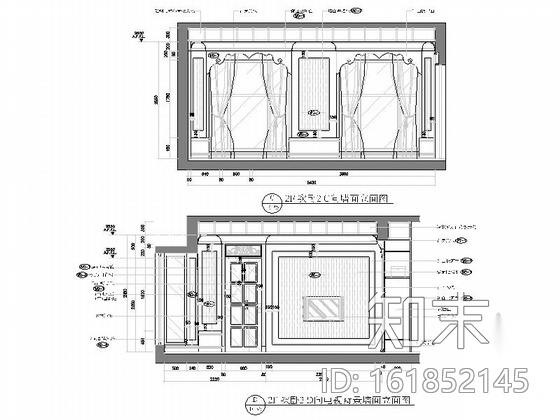 [河北]经典奢华欧式风格三层别墅室内设计装修施工图（图...cad施工图下载【ID:161852145】