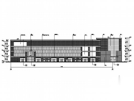 [江苏]4层知名现代风格商业购物中心建筑设计施工图cad施工图下载【ID:166707143】