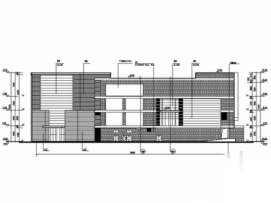 [江苏]4层知名现代风格商业购物中心建筑设计施工图cad施工图下载【ID:166707143】