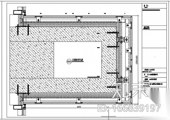 淄博某网点幕墙装饰工程设计图cad施工图下载【ID:166839197】