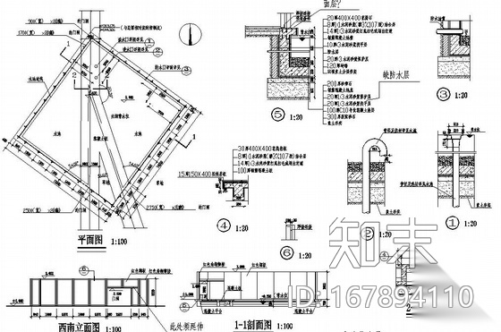 中山公园规划设计施工图施工图下载【ID:167894110】