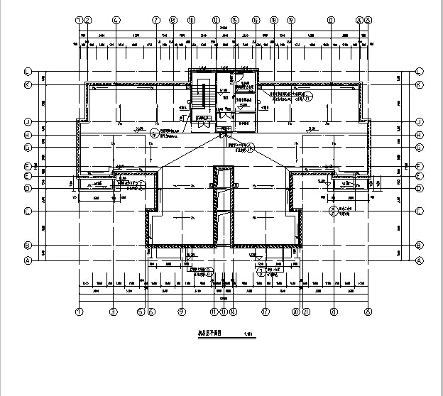 [安徽]高层住宅建筑施工图（含多栋住宅建筑及地下车库图...cad施工图下载【ID:149776124】