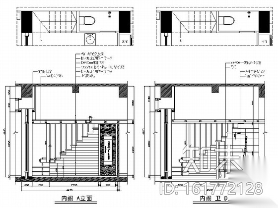[临海]古色古香高档中式茶庄装修施工图cad施工图下载【ID:161772128】